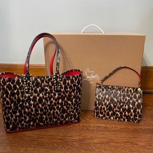 Christian Louboutin Leopard Cabata Tote